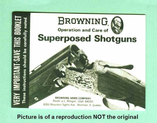 Browning Superposed Later Factory Instr Manual Rep-img-0