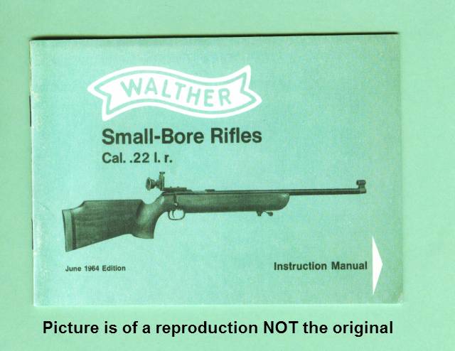 Walther 1964 Small Bore Rifle Catalog 