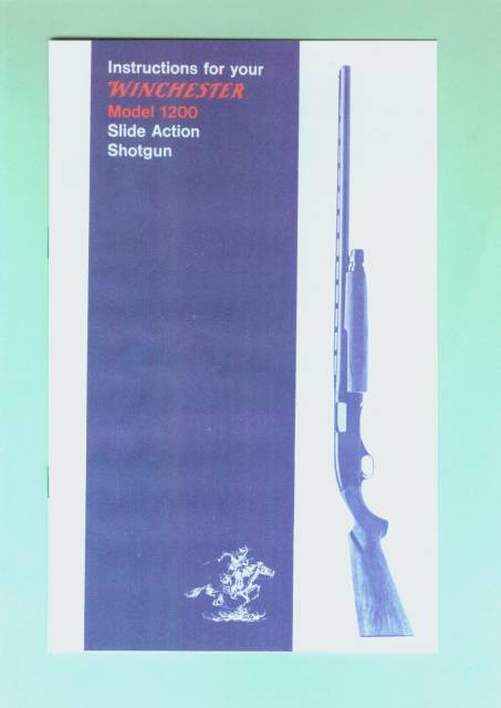 Winchester 1200 1970's Factory Instr Manual repro-img-0
